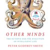 Omslag van het boek 'Other Minds' met een illustratie van een octopus, met vermelding 'The Royal Society Insight Investment Science Book Prize 2017 Shortlist'.