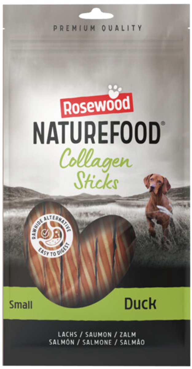 Rosewood Naturefood Hondensnack Collageen Sticks Duck S - 100 gr