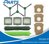 iRobot Roomba Max 705 Vac + AutoEmpty Dock Onderhoudsset (Plus.Parts® alternatief voor 4849965)