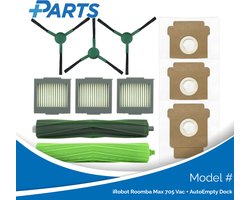 iRobot Roomba Max 705 Vac + AutoEmpty Dock Onderhoudsset (Plus.Parts® alternatief voor 4849965)