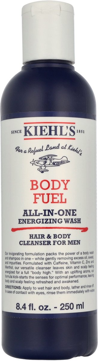 Kiehl's Body Fuel All-In-One Energizing Wash Hair & Body 250 ml