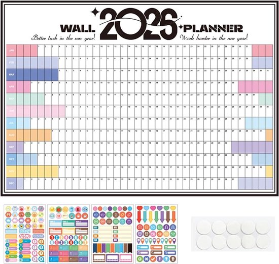 Marjolein Bastin - maand kalender 2026 XL - extra groot - Agenda