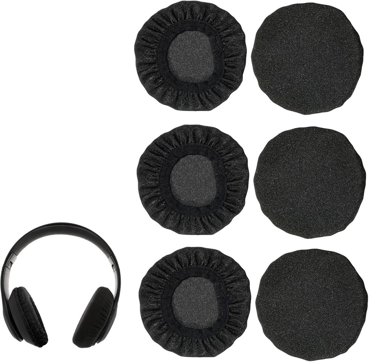 Pack of 6 Hoofdband Covers - Hoofdtelefoon Bescherming - Rekbaar - Wasbaar - Zacht en Comfortabel voor Hoofdtelefoon Bescherming