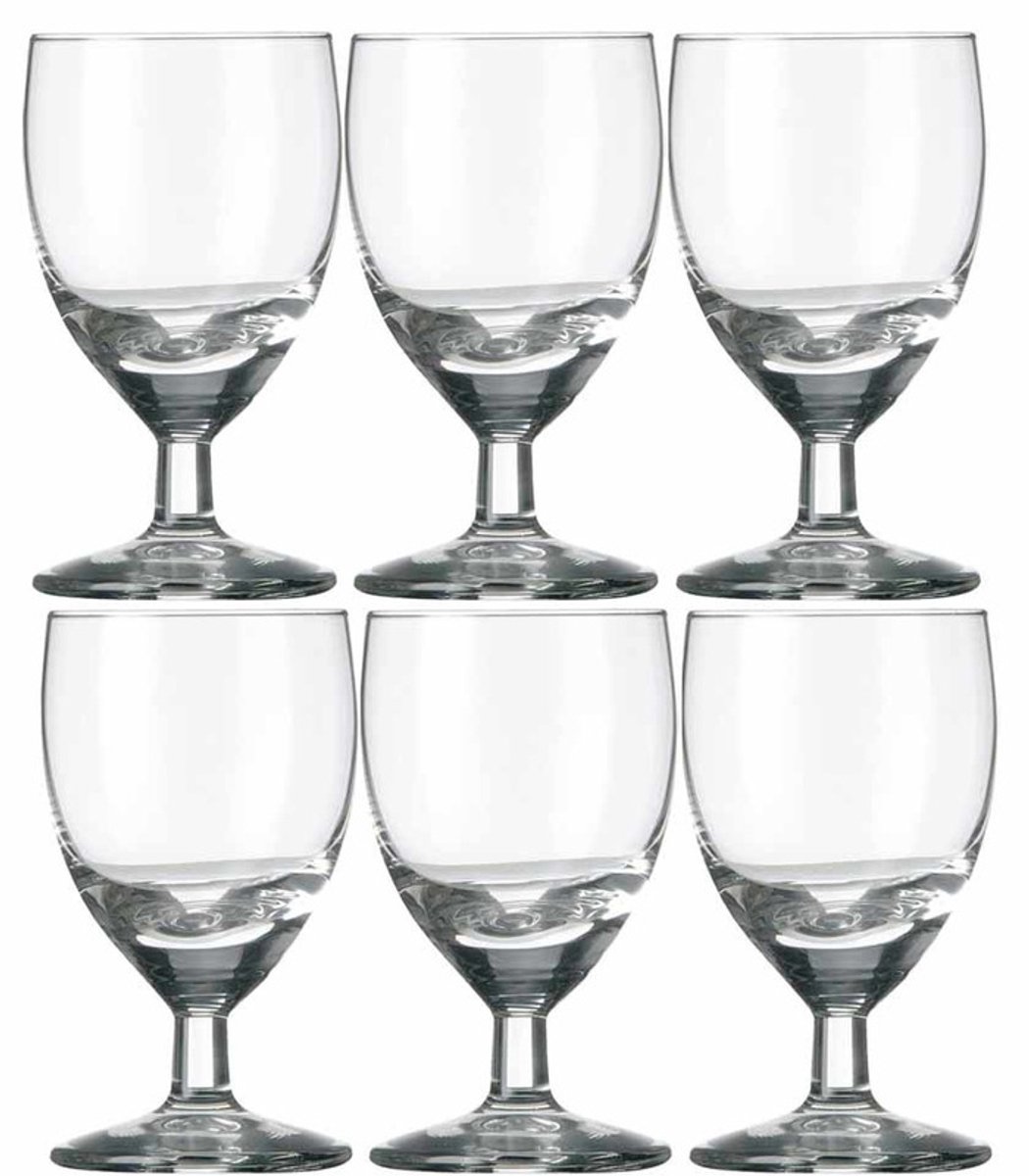 Royal Leerdam Likeur/borrelglazen Gilde - 6x stuks - transparant - 60 ml