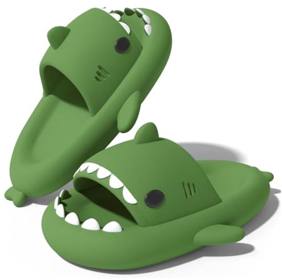 SAGUARO Waterschoenen voor kinderen, meisjes, antislip, sneldrogend, maat 24-36 EU, olijfgroen, zwart, 36 EU