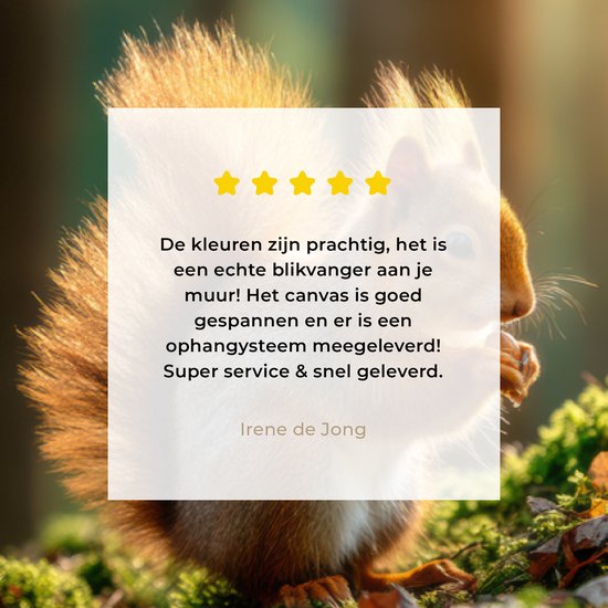 Tableau sur toile 200x100 cm - Décoration murale exclusive Écureuil - Noix - Herbe - Décoration murale salon - Décoration chambre - Accessoires chambre - Peintures sur toile