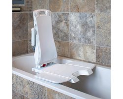 Badlift Bellavita Nova - Comfort - Wit - Badlift met afneembare rugleuning - Belastbaar tot 140 kg - Gemaakt in de EU – 5 jaar garantie