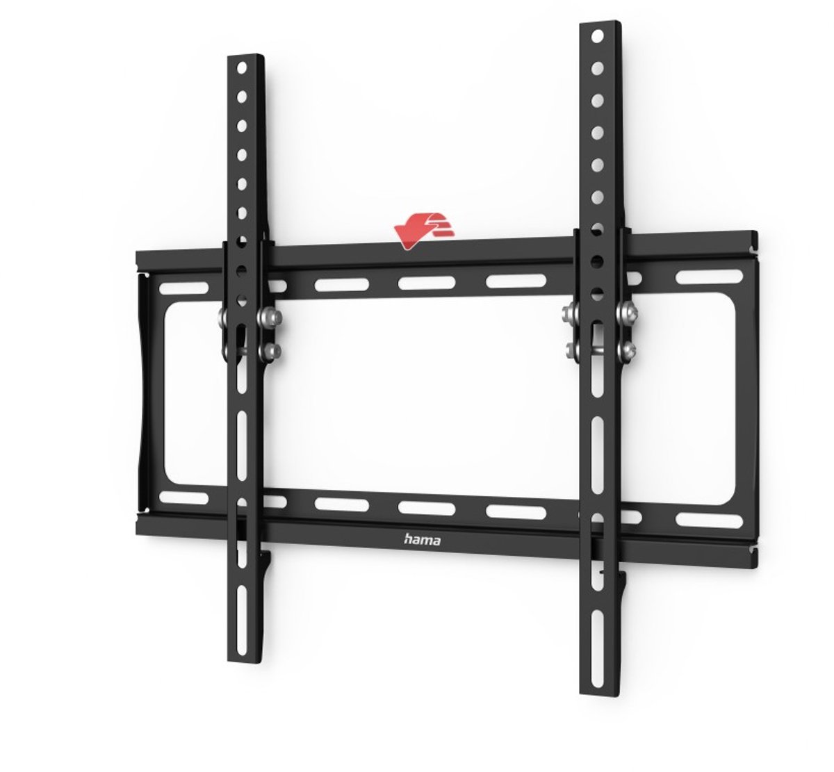Hama Tv-wandhouder TILT, 191 cm (75"), zwart
