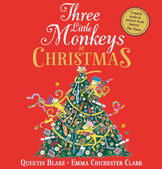 Three Little Monkeys at Christmas - cover
