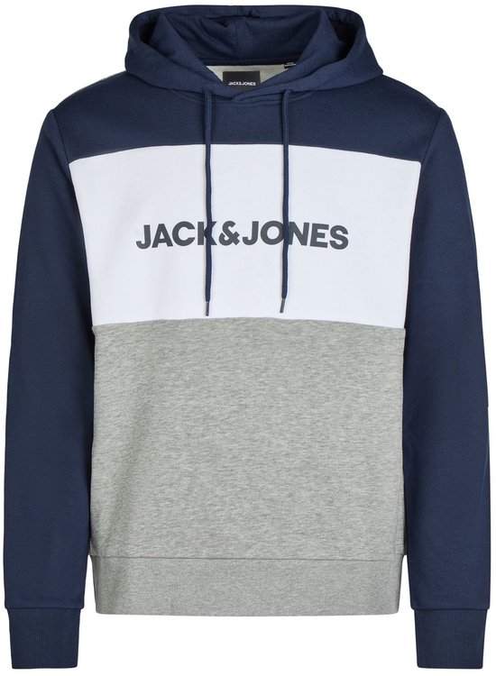 JACK&JONES - Sweat à capuche avec logo JWH BLOCKING SMU - Homme - Sweats