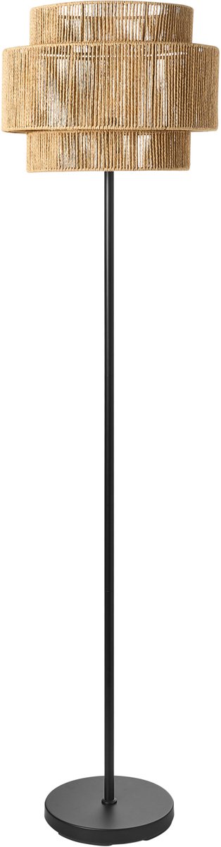 WOKIRO - Staande lamp - Naturel - Papiertouw