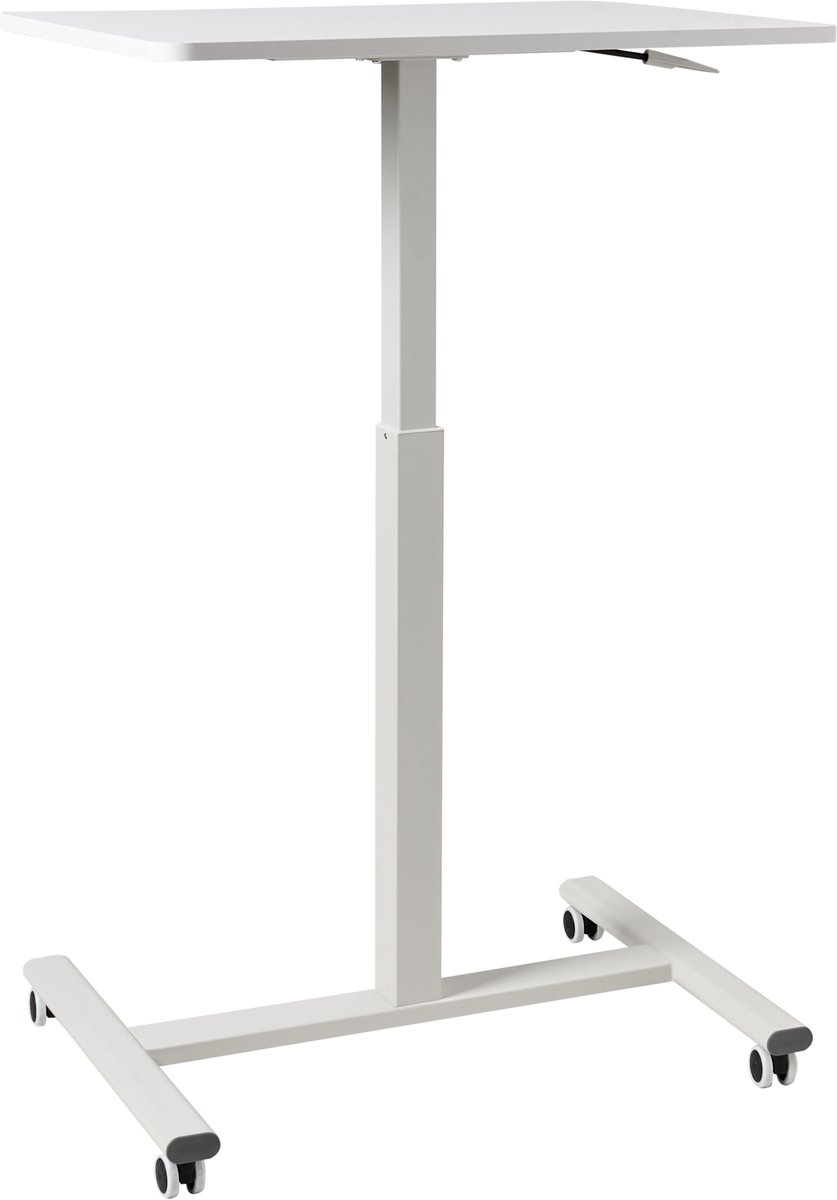 ACADEMIA - Verstelbare laptoptafel - Wit - 65 x 48 cm - Vezelplaat