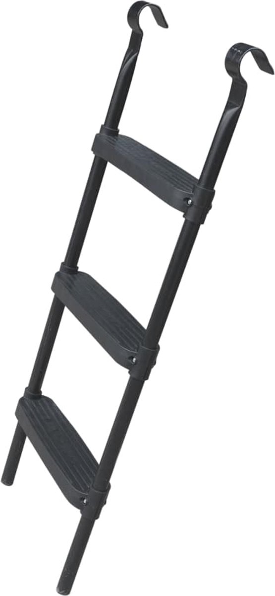 Etan® Trampolineladder - Geschikt voor framehoogte van 70-90 cm - Gegalvaniseerd Staal & Kunststof - Stevig & Roestvrij