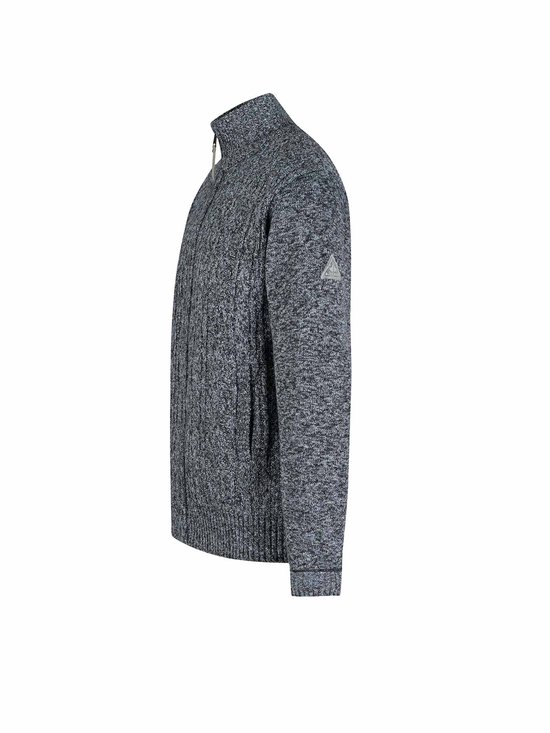 Bjornson - Gilet d'hiver en maille torsadée anthracite Gus Bjornson - taille 6XL