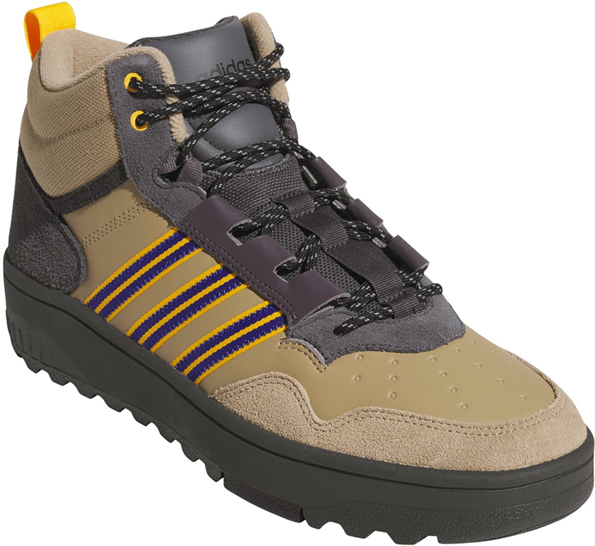 Adidas Unisex Hoops 4.0 Mid Winterized Sneakers Gevoerd JR6704 Bont