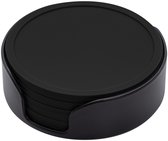 ZICZAC - Glasonderzetter TOGO - SET/12 - Kunstleder - dubbelzijdig, makkelijk schoon te maken, antislip - Stone - Dia 10 - Blauw ZICZAC - Glasonderzetter TOGO - SET/12 - Kunstleder - dubbelzijdig, makkelijk schoon te maken, antislip - Stone - Dia 10 - Blauw