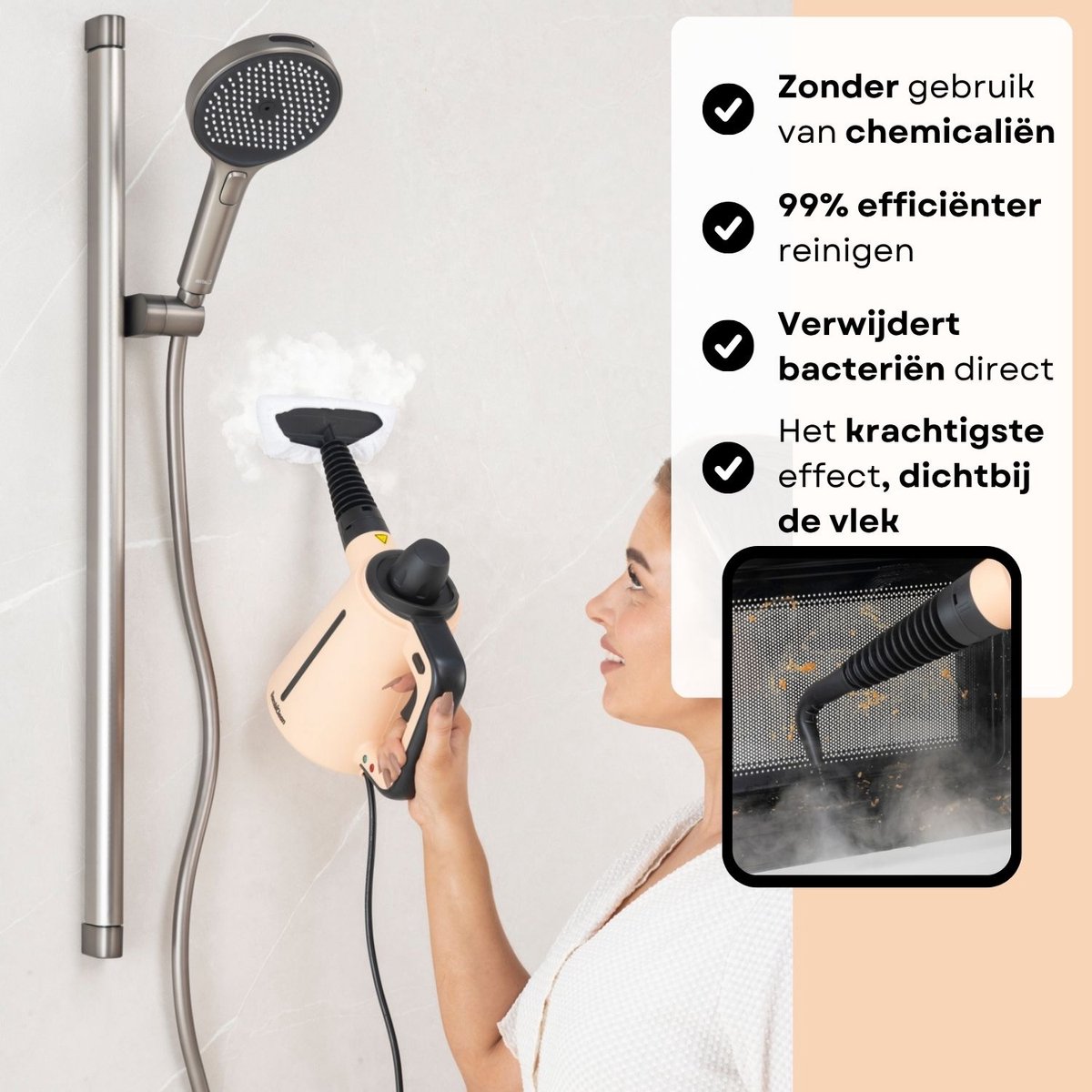 BambiClean SteamBuddy Stoomreiniger 15-in-1 thumbnail 3
