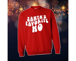Foute Kersttrui Dames & Heren - Kersttrui met tekst Santa's favorite Ho | Kersttrui Maat XXL | Kersttrui Dames - Kersttrui Heren - Grappige Kersttrui met tekst | Namengigant | Incl. 2 jaar garantie