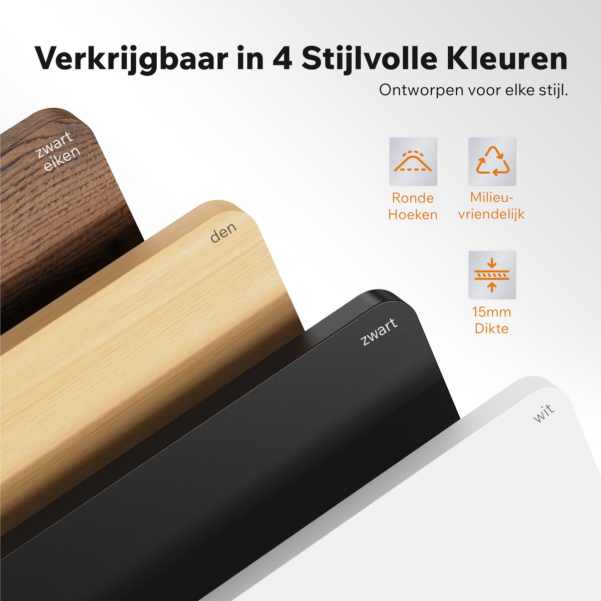 SENSE7 NOJO LIGHT - Zit Sta Bureau - 120 cm x 60 cm - Elektrisch bureau - Verstelbare bureau - Elektrische Hoogteverstelling - Hoogte 72-118 cm - Intelligent Bedieningspaneel - Zwart thumbnail 6