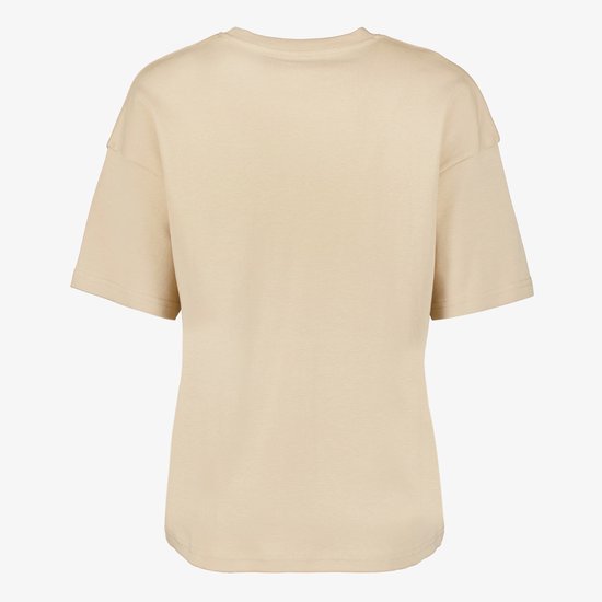 T-shirt oversize TwoDay beige pour femme - Taille L