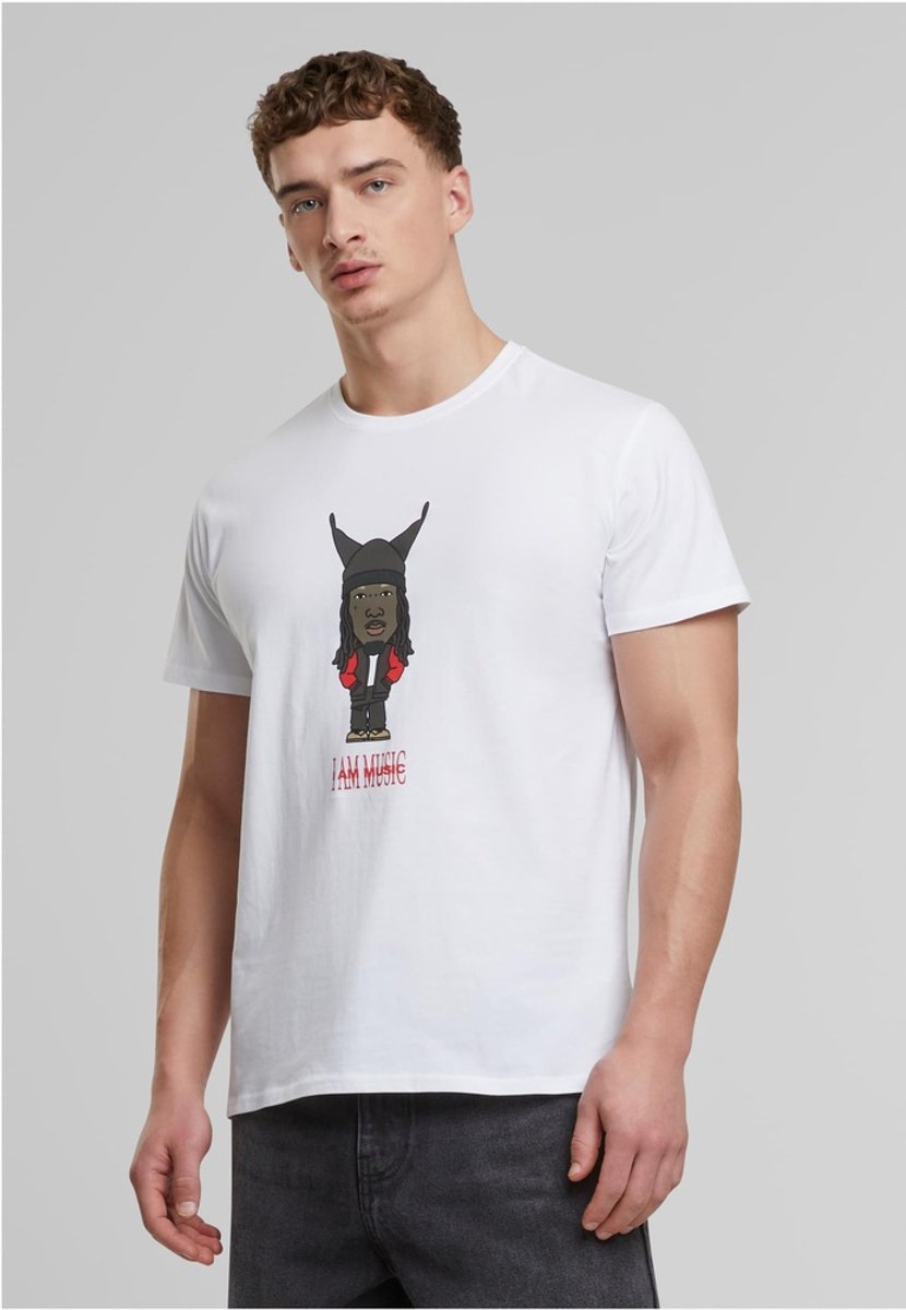 Mister Tee I Am Music T-shirt MT3258PC Wit