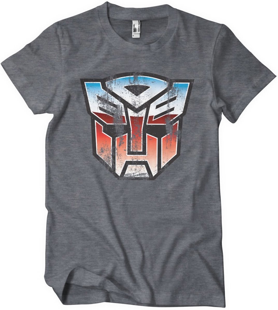 Transformers Distressed Autobot Shield T-shirt donker/gemêleerd
