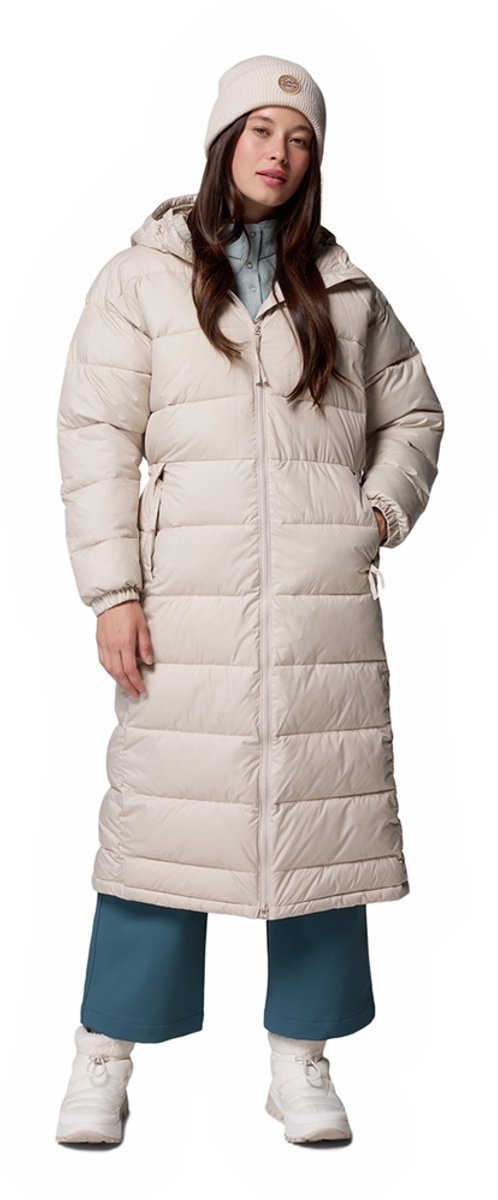 Columbia Pike Lake™ Iii Long Gewatteerde Jas Vrouw Dark Stone