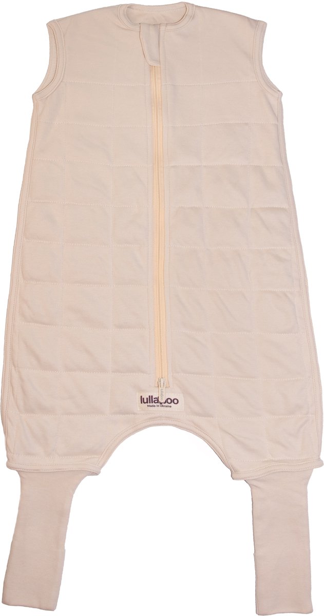 Baby Verzwaarde Slaapzak 6-18 mnd (maat MINI) - Met open pijpen - Cremewit - TOG 1.2 (Baby Weighted Sleeping Bag Lullaboo Free step)