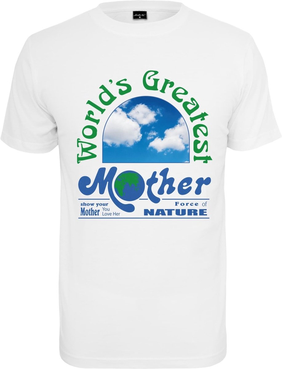 Mister Tee Mother Nature Day Unisex T-shirt L Wit