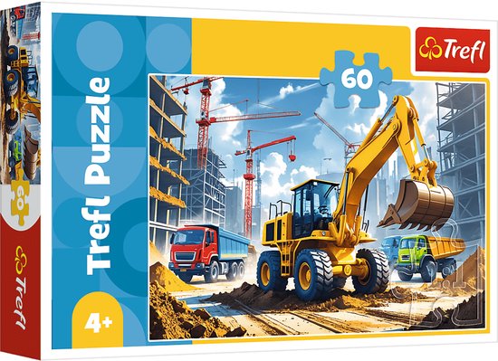 Trefl 17406, 60 stuk(s), Voertuigen, 4 jaar