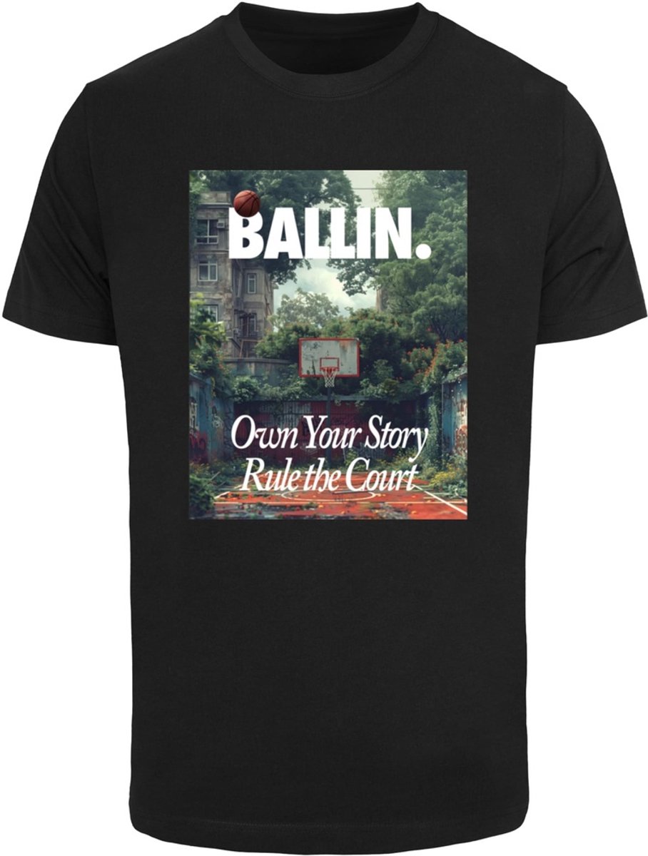 Mister Tee Own Your Story Heren Tshirt S Zwart