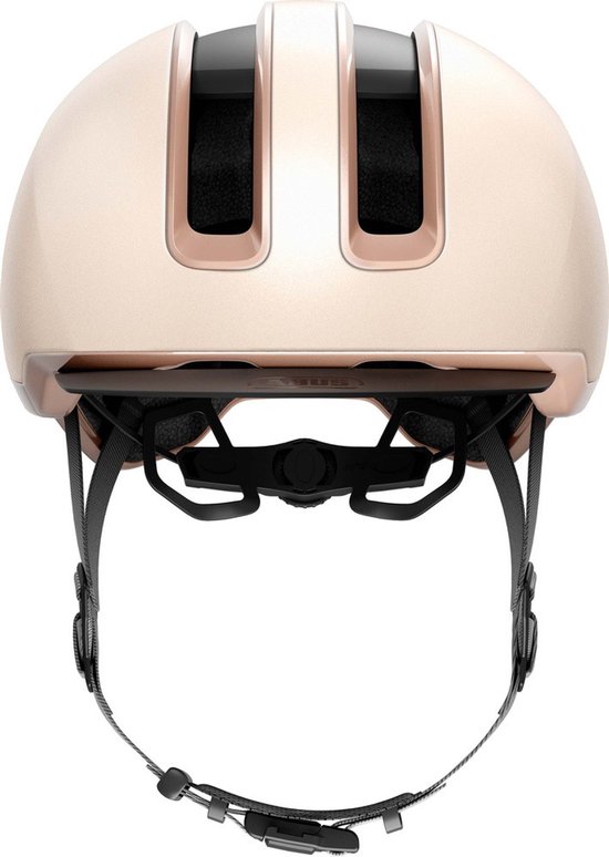Fietshelm ABUS HUD-Y champagne gold S - 51-55 cm - goud - Geschikt voor gebruik op elektrische fietsen - stadsfietsen - 280 g — afbeelding 4