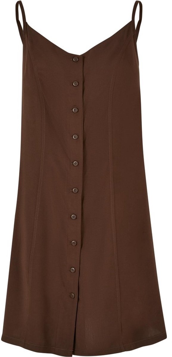 Urban Classics Vicose Korte jurk 5XL Bruin