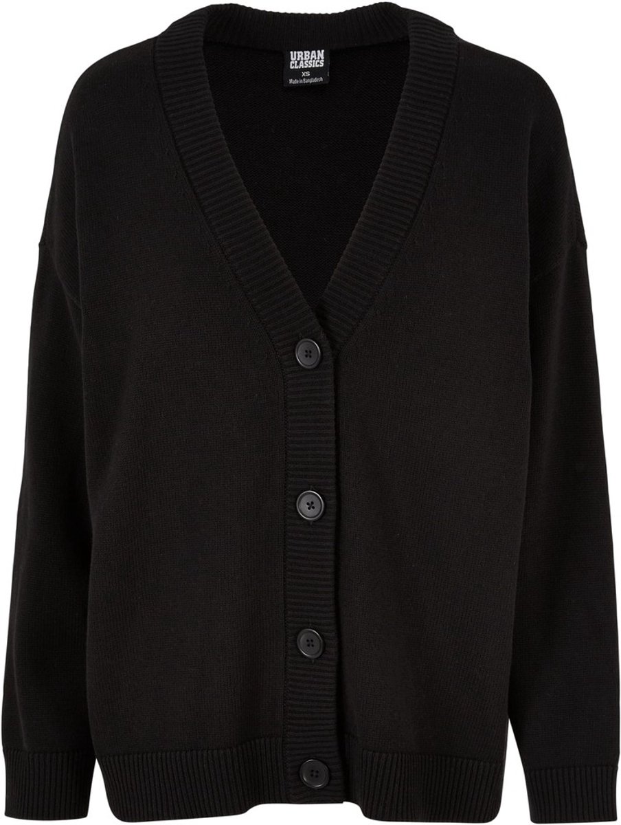 Urban Classics Big Oversized Lange cardigan L Zwart