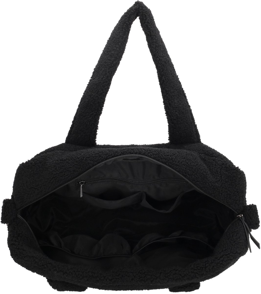 Beagles Lugo Luiertas - Teddy - Shopper - Baby - Mama Tas - Verschoningstas - Diaper Bag - Zwart thumbnail 4