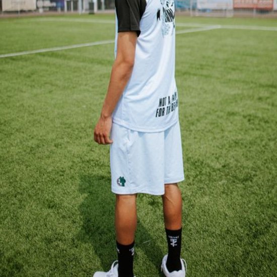 Short de football d'été Touzani pour garçon - bleu clair - Hariwake