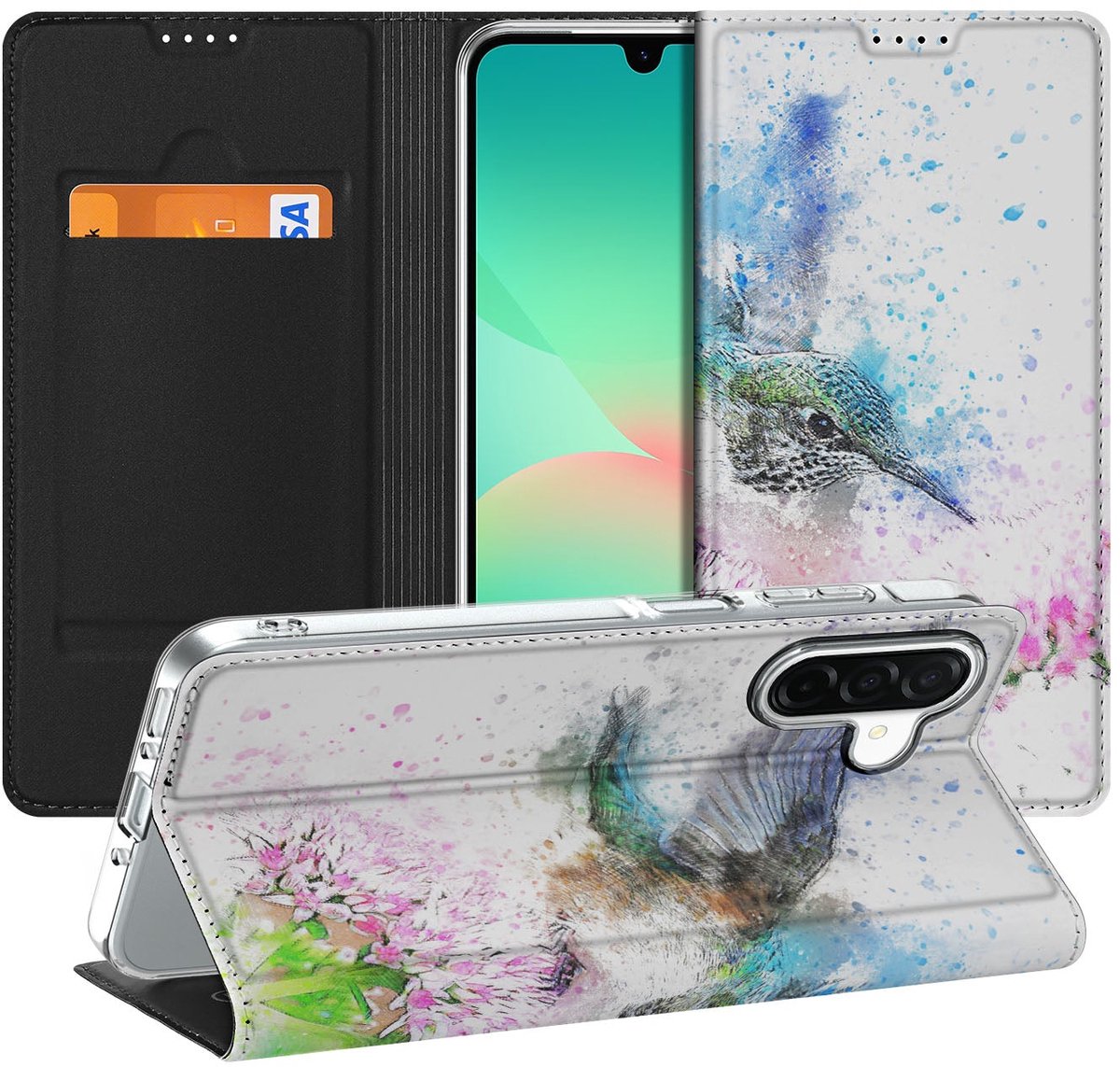 Bookcase voor Samsung Galaxy A26 Vogel