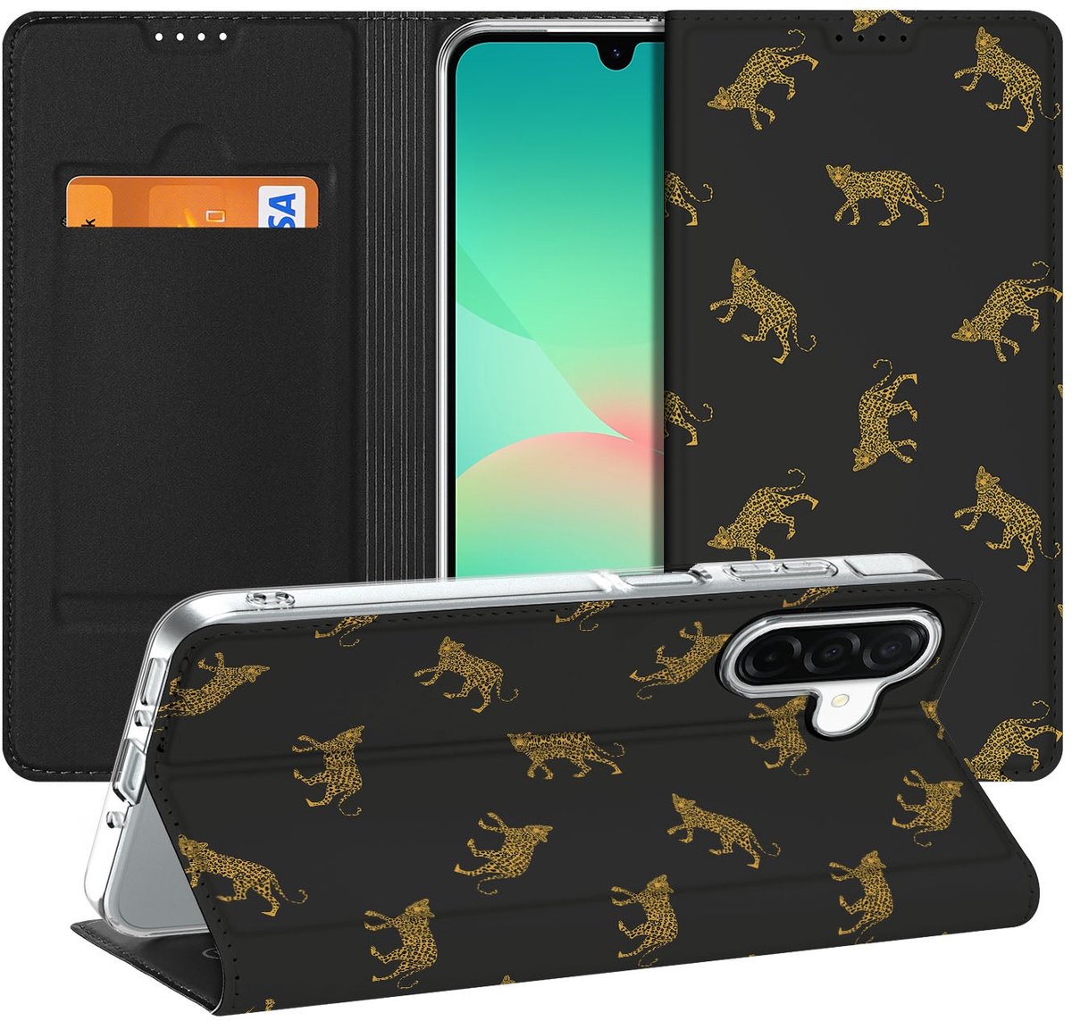 Hoesje maken voor Samsung Galaxy A26 Leopards