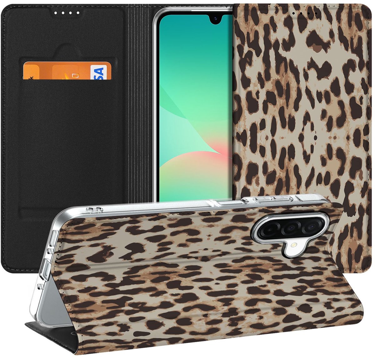 voor Samsung Galaxy A26 Hoesje maken Leopard