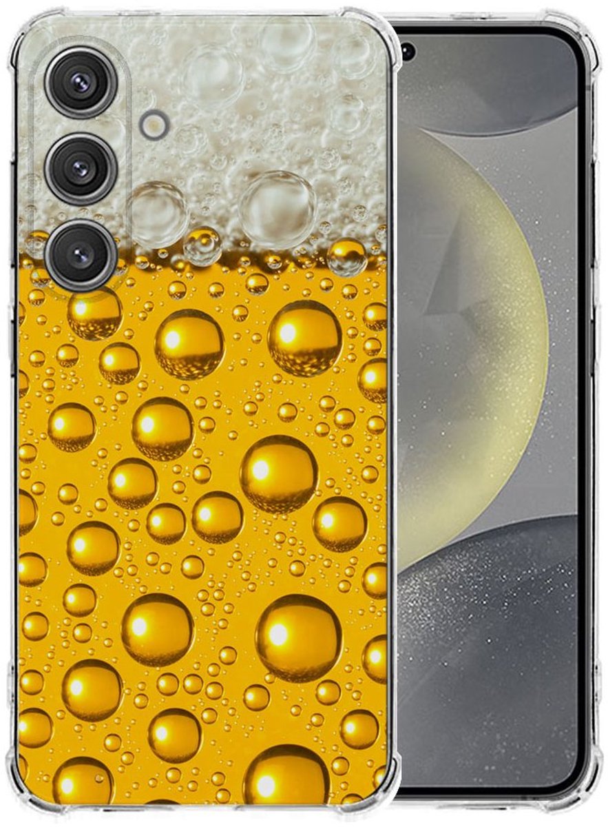 Samsung Galaxy S25 Plus Hoesje - Bier TPU Antishock