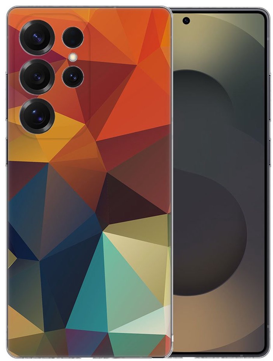 TPU Hoesje Samsung Galaxy S25 Ultra - Polygon Color Backcover