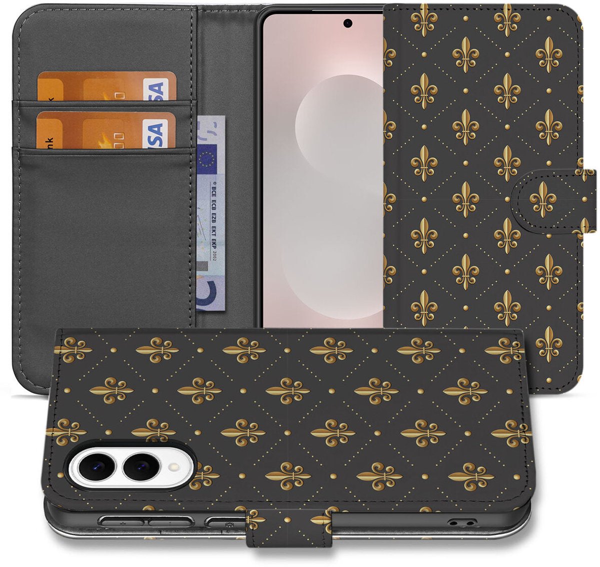 Samsung Galaxy S25 Edge Telefoon Hoesje Franse Lelie