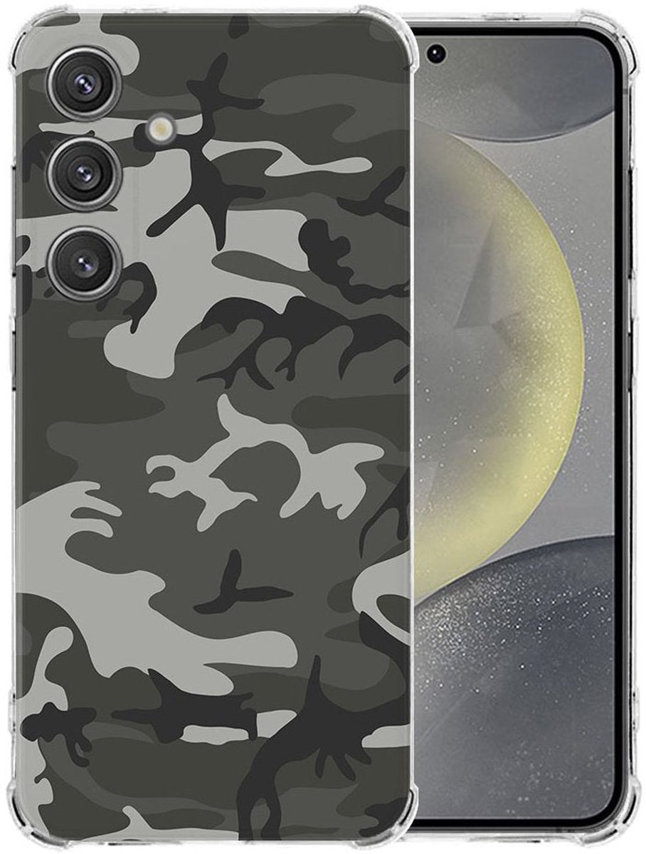Samsung Galaxy S25 Hoesje - Army Light TPU Antishock