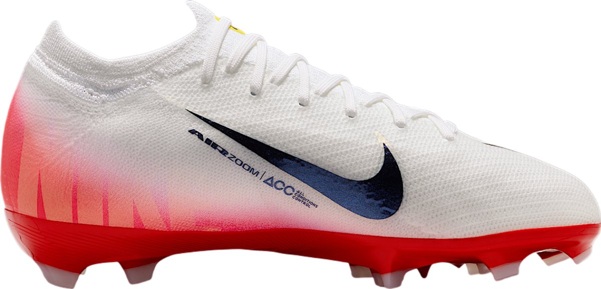 Nike ZM Vapor 16 Pro - Voetbalschoen - Wit/Rood - Maat 36.5