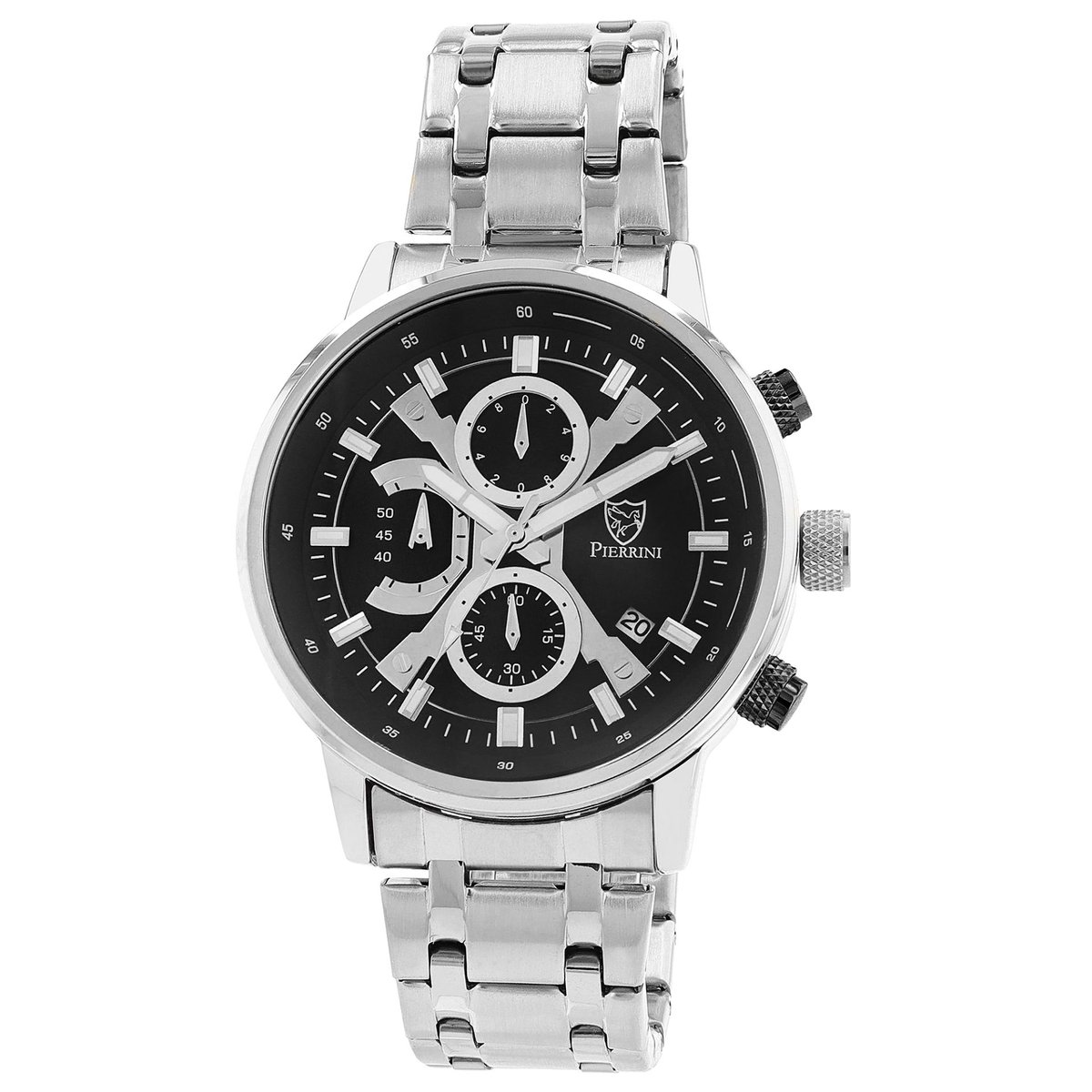 Pierrini - Heren Horloge 2800123 - Zilver