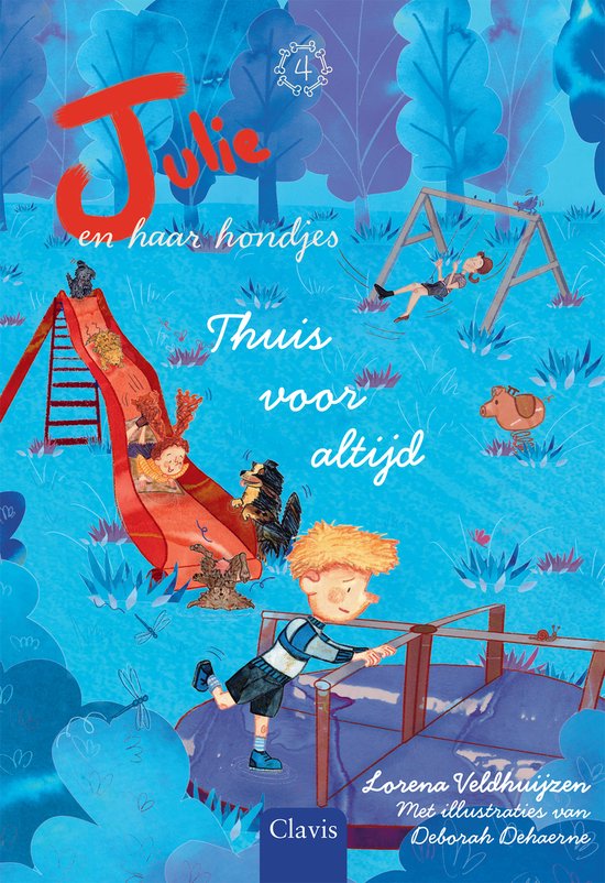 Julie en haar hondjes 4 - Thuis voor altijd - cover