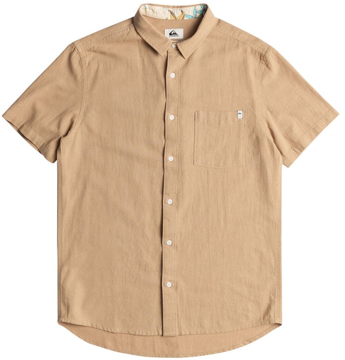 Quiksilver Time Box Overhemd Met Korte Mouwen XS Man Plage