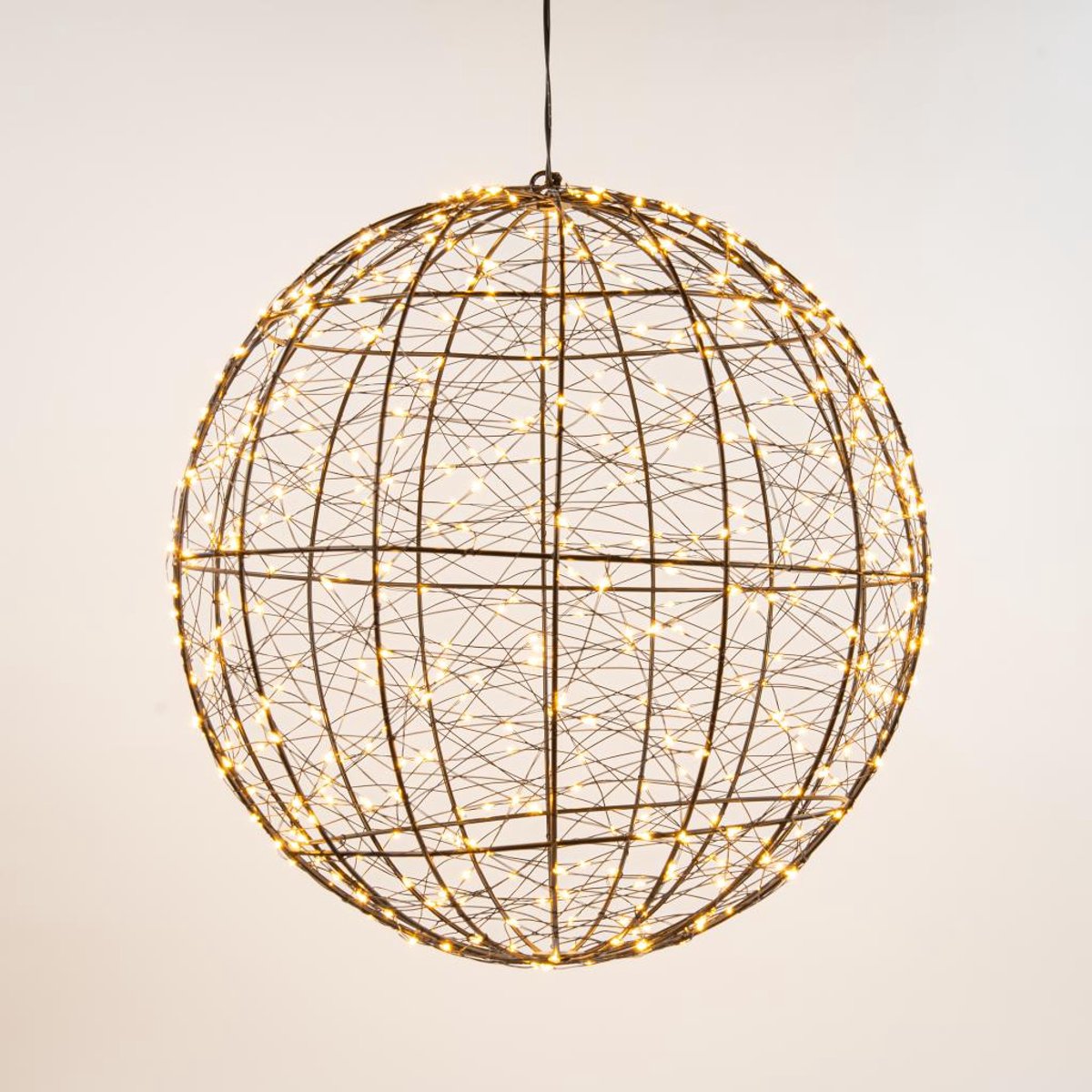 Kerstlichtbol met timer en dimmer klassiek warm - 500 LED klassiek warm - Ø 35 cm
