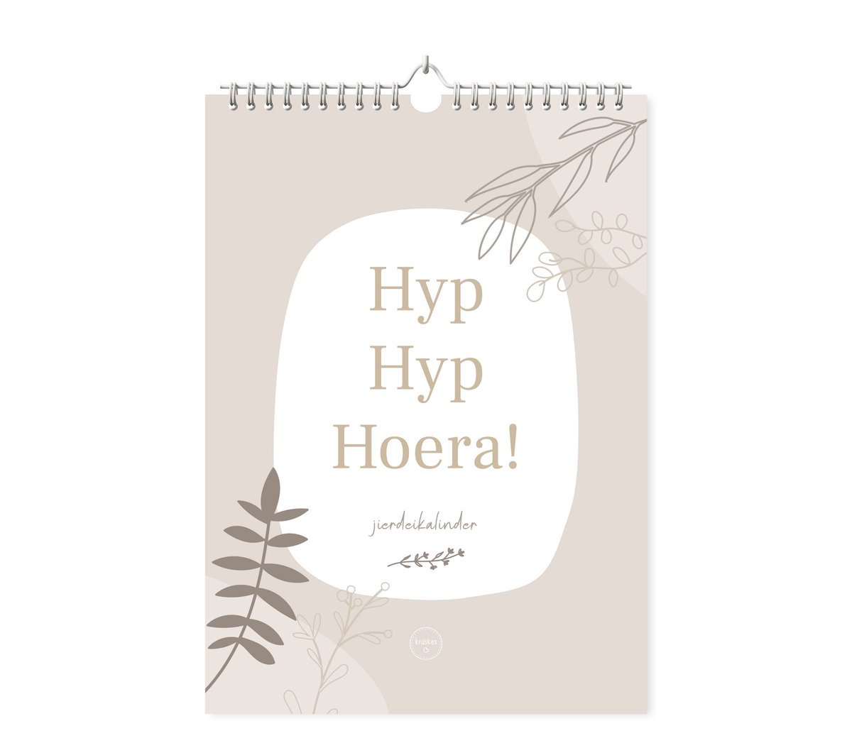 Friese Verjaardagskalender - Beige - Krúskes