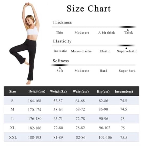Bootcut yogabroek dames | Hoge taille, waterdicht & ondoorzichtig | Met buikcontrole en zakken — afbeelding 4